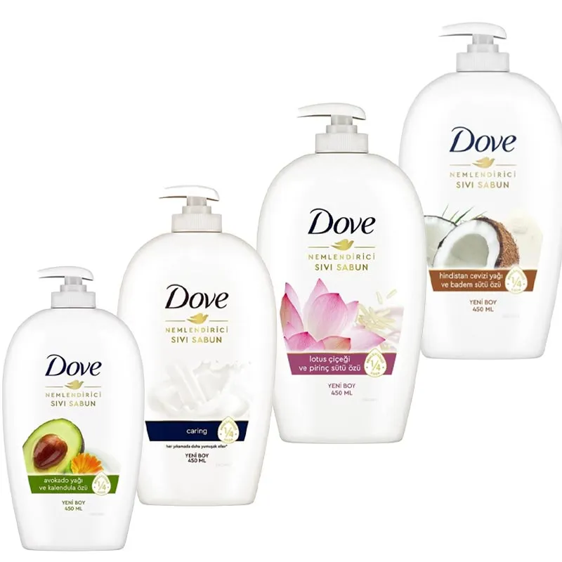 مایع دستشویی کرمی Dove حجم ۴۵۰ میل ( 4 رایحه )