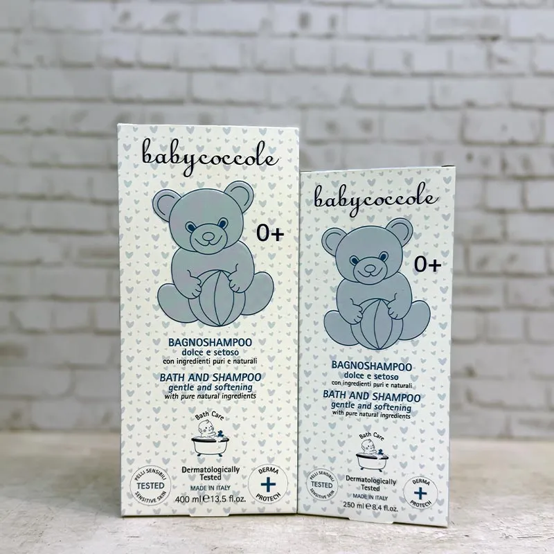 شامپو سر و بدن ایتالیایی بیبی کوکول حجم ۴۰۰ میل 