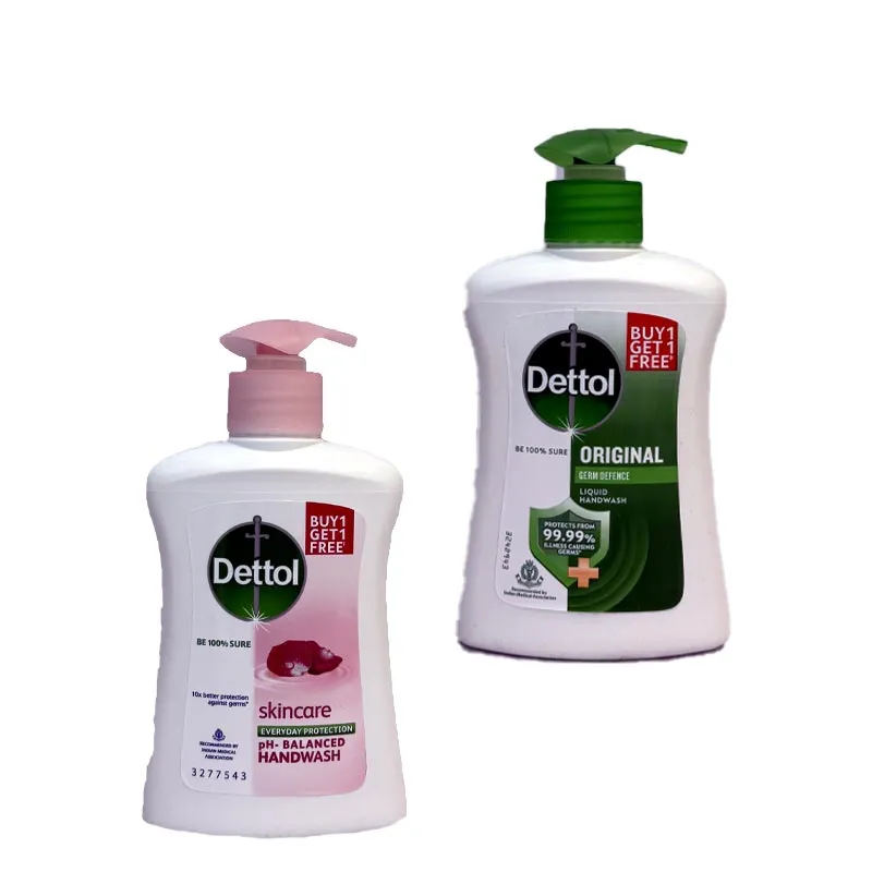 مایع دست آنتی باکتریال Dettol در دو رایحه حجم ۲۱۰ میل