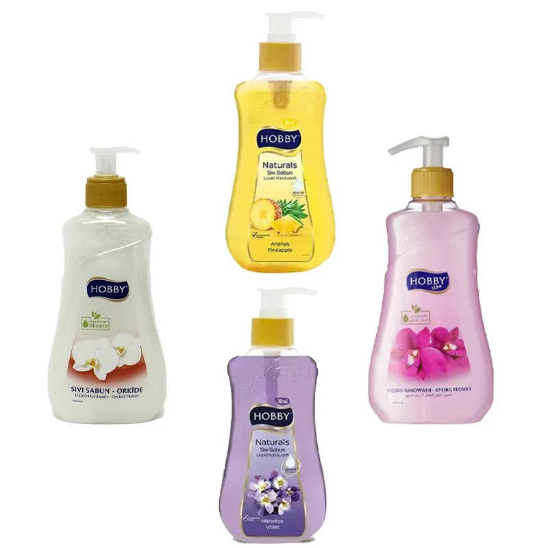 مایع دستشویی HOBBY حجم ۴۰۰ میل (در ۴ رایحه ) 